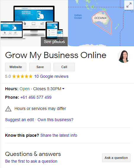 How to create a Google My Business Listing - Grow My Business Online